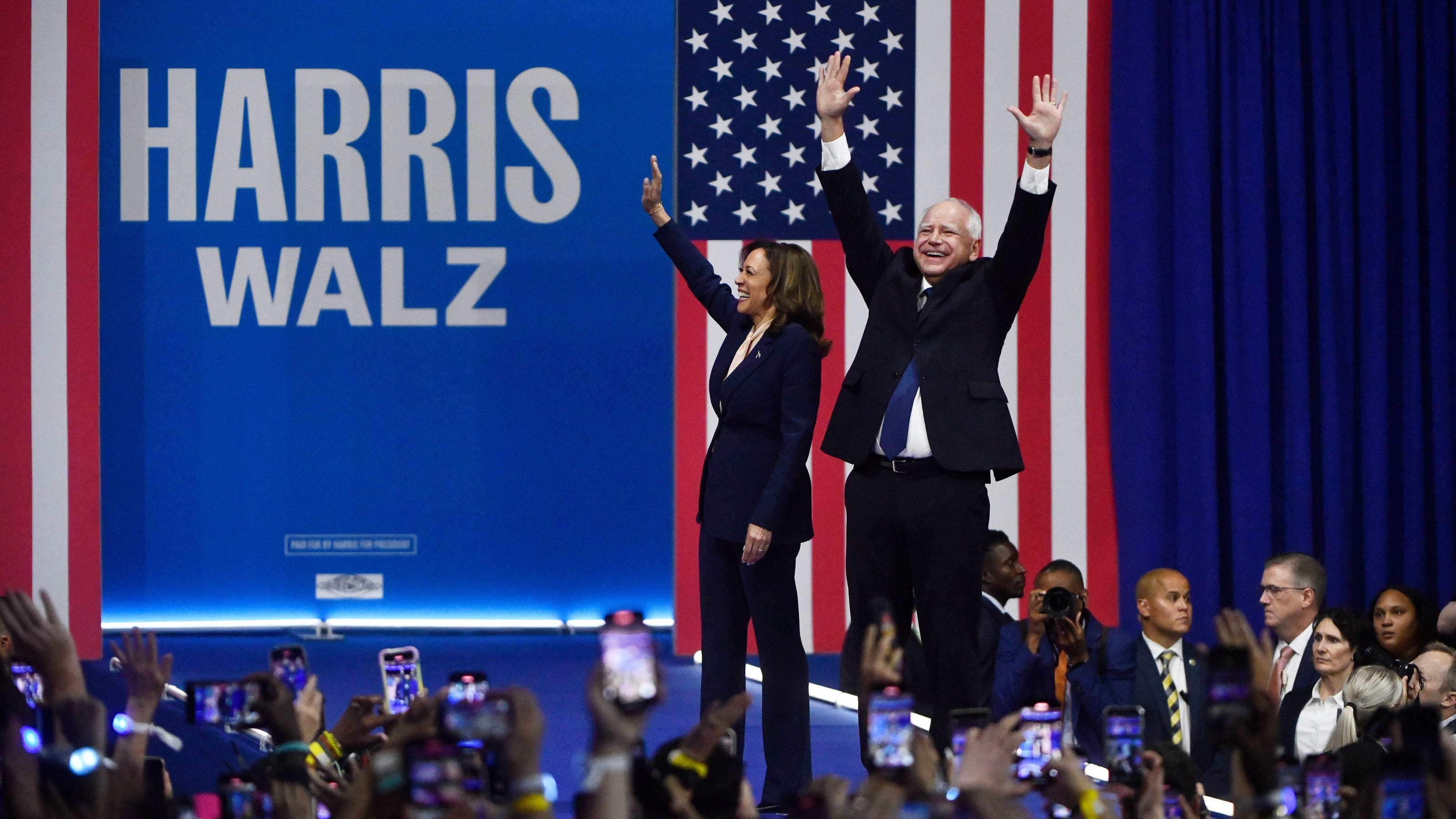 MAGA targets Harris, Walz Austin Post